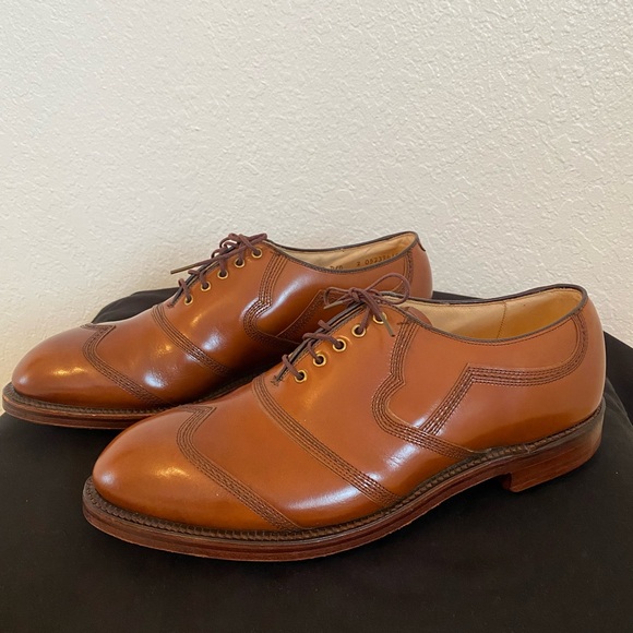 Bostonian Brown Leather Derby Shoes -golf - Picture 5 of 16